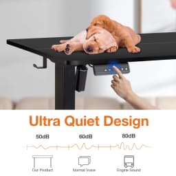 Concetta Electric Height Adjustable Desk 63X24 - Thumbnail 5