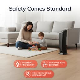 Lasko 23 1500W Oscillating Ceramic Tower Space - Thumbnail 4