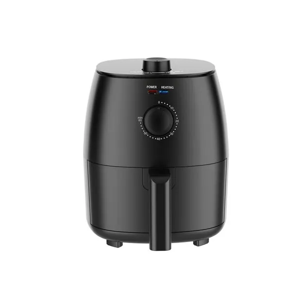 Mainstays 22 Qt Air Fryer in Arctic Black with Non