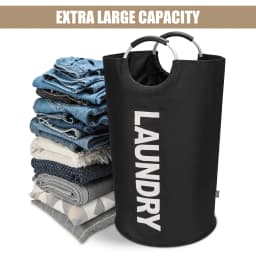 Dokehom 90L Large Laundry Basket Collapsible - Thumbnail 6