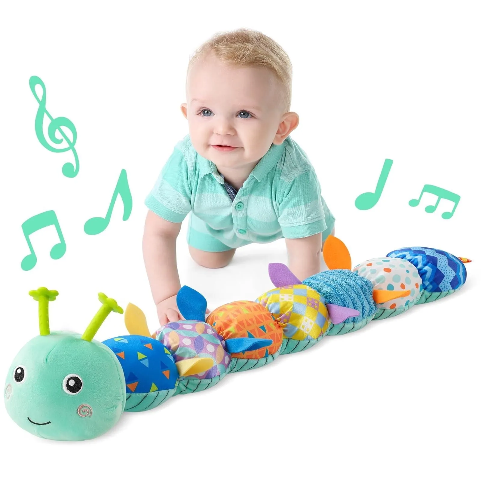 Baby Toys 0 6 12 Months Musical Caterpillar Soft
