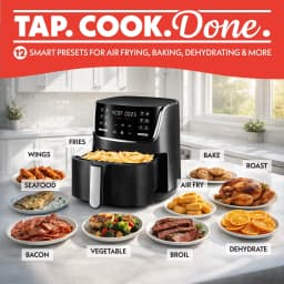 Gourmia 4 Quart Digital Air Fryer with 12 One - Thumbnail 2