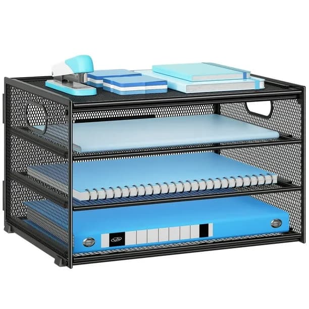 Marbrasse Paper Organizer for Desk 4 Tier Desk