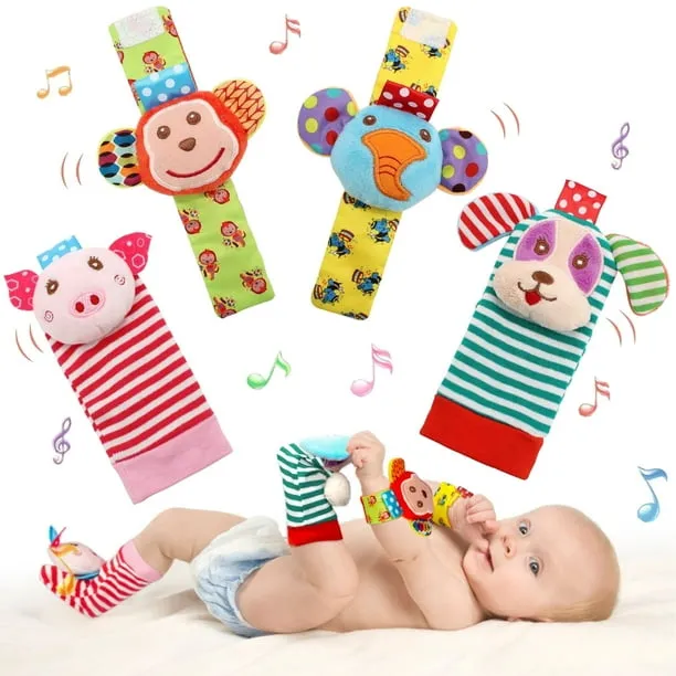 Bloobloomax Toddler Infant Development Plush Wrist
