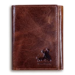 Bull Guard Best Leather Men's Rfid Trifold Wallet - Thumbnail 1