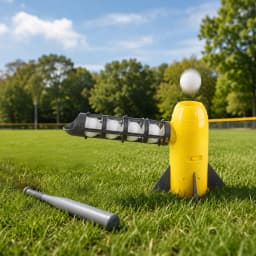 Kids Auto Baseball Pitching Machine 2 in 1 - Thumbnail 7