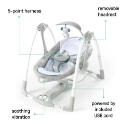 Ingenuity Convert Me 2 in 1 Portable Vibrating - Thumbnail 2