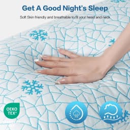 Emonia Cooling Memory Foam Queen Pillows Set of - Thumbnail 8