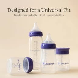 Lansinoh Anti Colic Baby Bottle for Breastfeeding - Thumbnail 8
