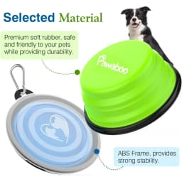 Pawaboo Collapsible Dog Bowls 2 Pack Silicone - Thumbnail 6