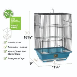 Prevue Pet Products Small Slate Bird Cage with - Thumbnail 3