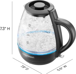 Chefman 1L Electric Glass Kettle W LED Indicator - Thumbnail 6