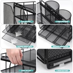 Livhil Desktop Organizer 4 Tier Desk Organizers - Thumbnail 4