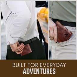 Bull Guard Best Leather Men's Rfid Trifold Wallet - Thumbnail 3