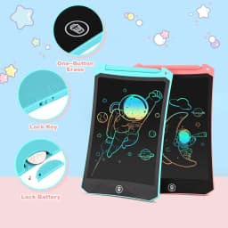 2 Pack LCD Writing Tablet 85 Inch Reusable Drawing - Thumbnail 5