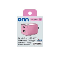 Onn 32W Dual Port USB C and USB a Wall Charger - Thumbnail 7