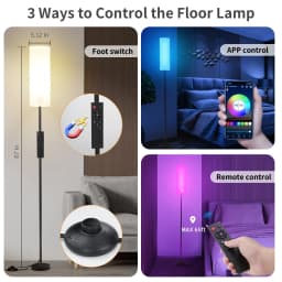 Frideko Home 2 Pack 67 Floor Lamp with Smart Rgb - Thumbnail 2
