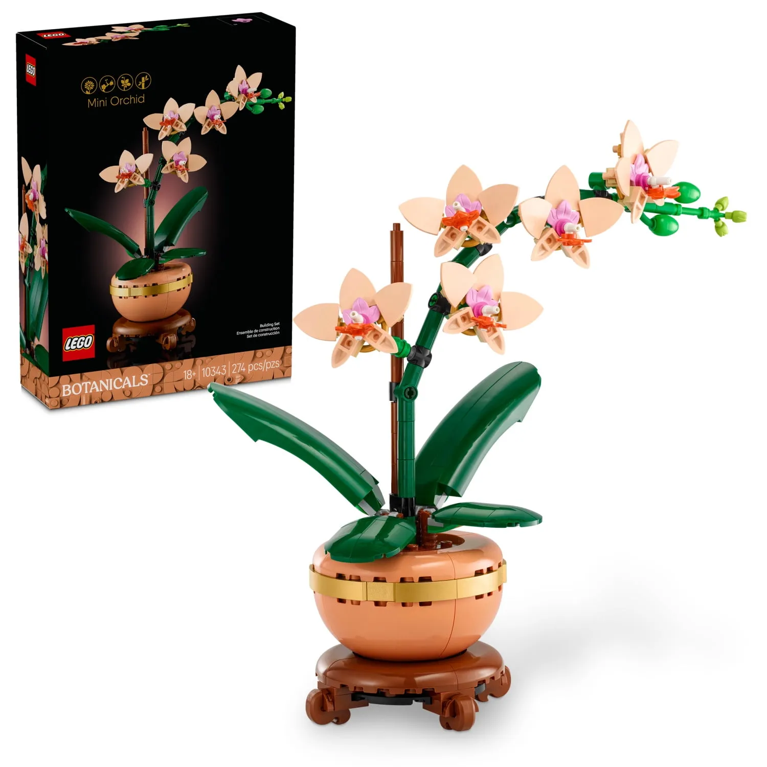 Lego Botanicals Mini Orchid Building Set