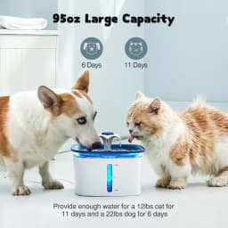 Ophanie 95OZ28L Pet Fountain with Anti Slip Mat - Thumbnail 8