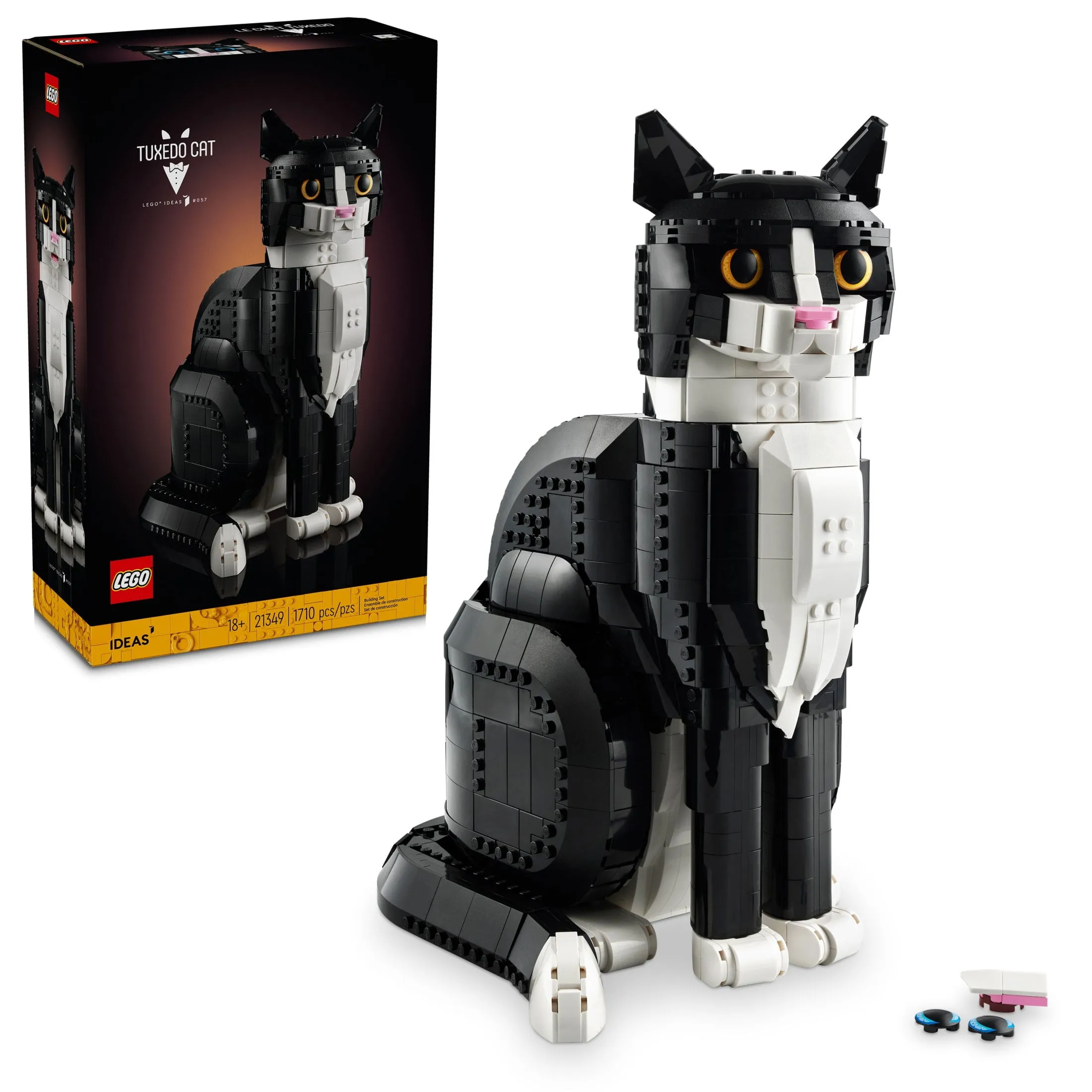Lego Ideas Tuxedo Cat Building Sets for Adults