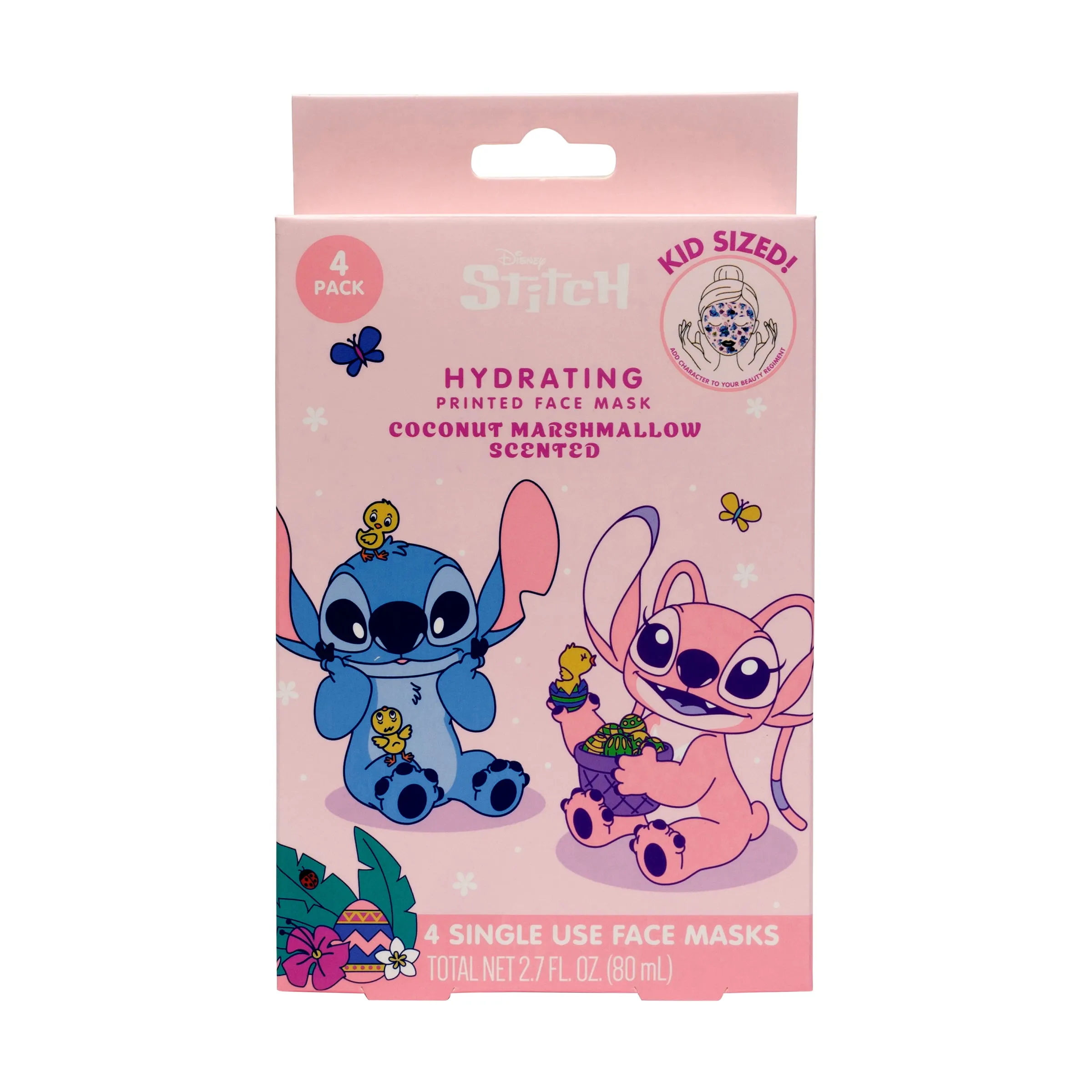 Stitch Easter Face Mask Set 4 Pieces Coconut