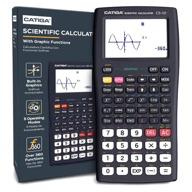 Catiga Cs 121 Scientific Calculator with Graphic