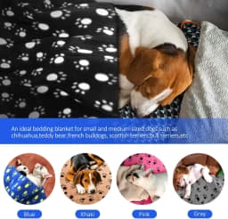 Livhil 5 Pack Large Fleece Dog Blanket 38X 27 Inch - Thumbnail 7