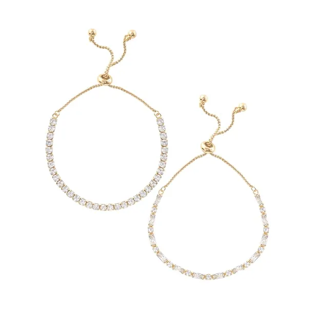 Women's 14KT Gold Flash Plated Cubic Zirconia
