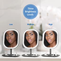 Mainstays LED Makeup Mirror Rechargeable Vanity - Thumbnail 4