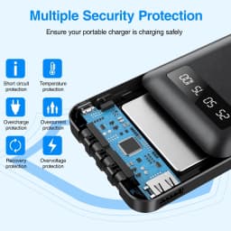 Jiumess 20000MAH Power Bank Portable Charger with - Thumbnail 8