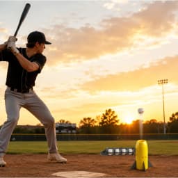 Kids Auto Baseball Pitching Machine 2 in 1 - Thumbnail 6