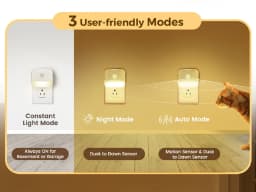 Zisuyu 2 Pack Dimmable Motion Sensor LED Night - Thumbnail 10