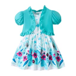 Patpat Floral Girl Dress Toddler Girl Clothes 2PCS - Thumbnail 5