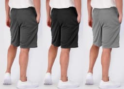 Asudesire 5 Pack Men's Athletic Shorts Mesh - Thumbnail 3