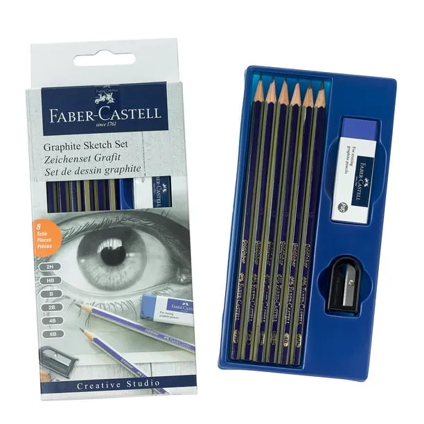 Faber Castell Graphite Sketch Set Sketching Pencil