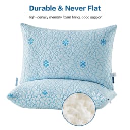 Emonia Cooling Memory Foam Queen Pillows Set of - Thumbnail 9
