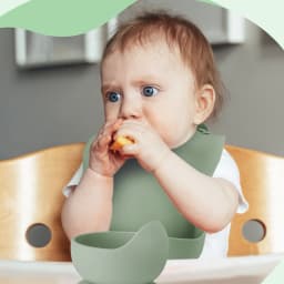 Hequsigns Army Green Silicone Baby Feeding - Thumbnail 12