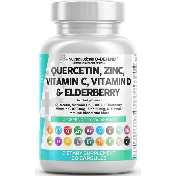 Q Defend Quercetin Supplement with Zinc Vitamin C
