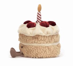 Jellycat Amuseables Birthday Cake Stuffed Toy Six - Thumbnail 4