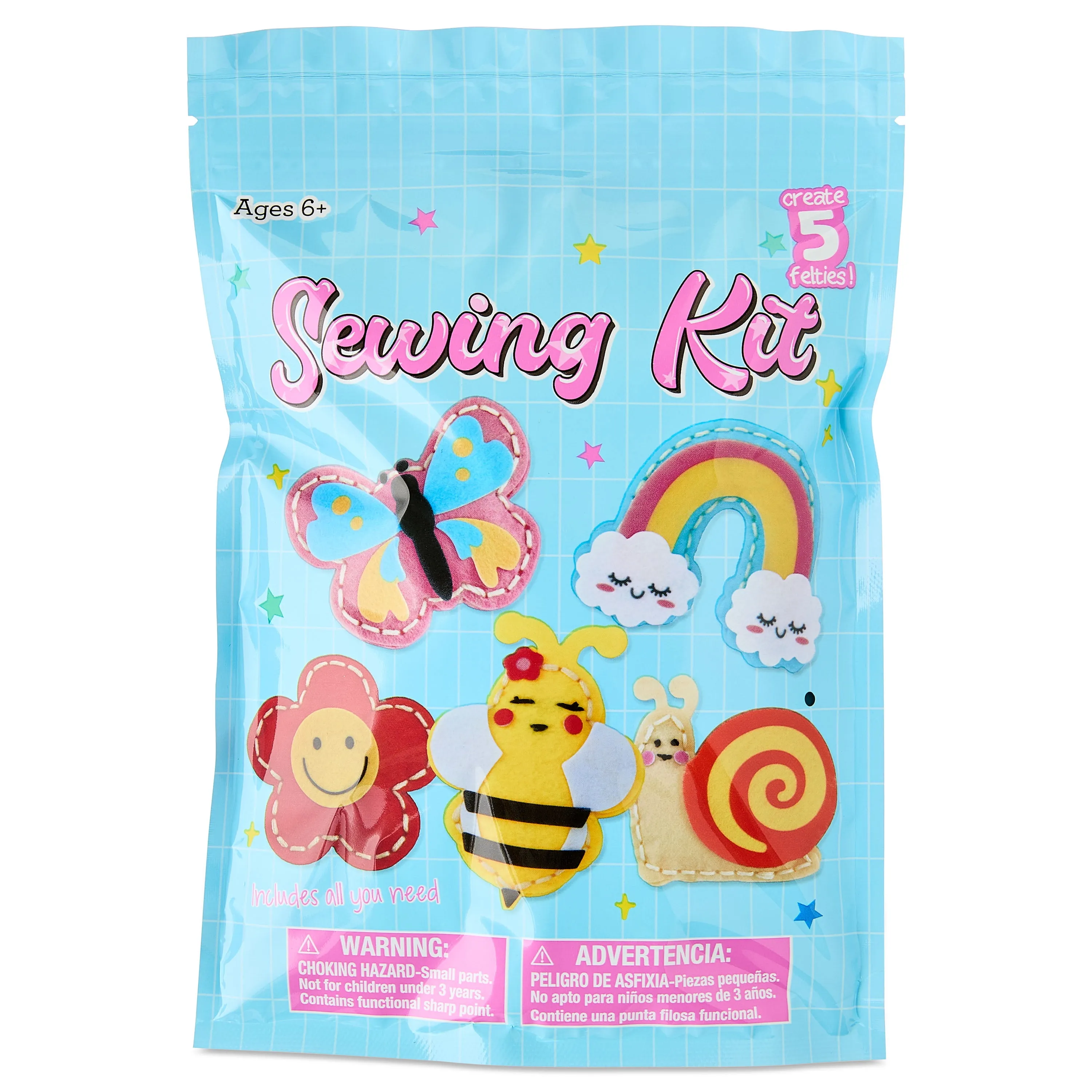 Easter Sewing Kit, Kid-Friendly Craft Set, Multicolor Felt, By Way to Celebrate