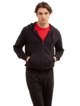 Us Polo Assn Men's Everyday Full Zip Fleece Hoodie - Thumbnail 1