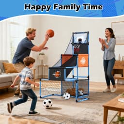 Vrogtik Electronic Basketball Set Arcade Hoop - Thumbnail 5