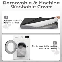 Ophanie Orthopedic Dog Bed for Large Dogs - Thumbnail 3
