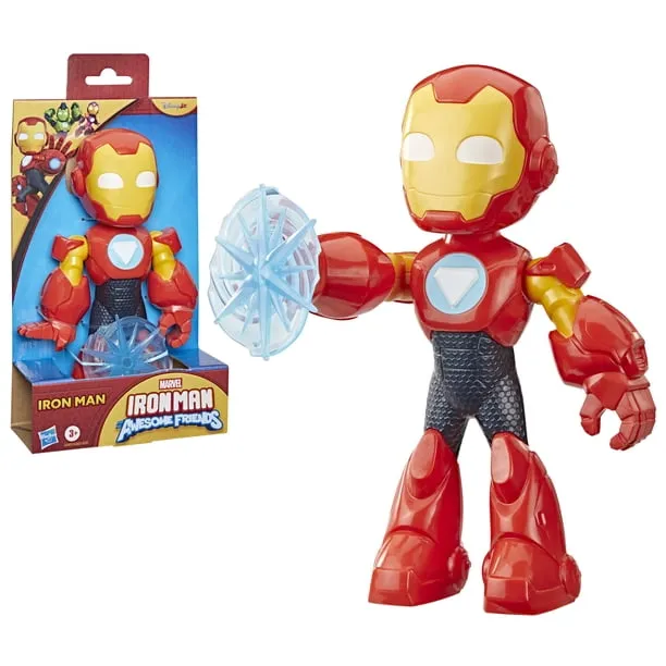 Marvel Iron Man and His Awesome Friends Supersized Iron Man Action Figure, Ages 3