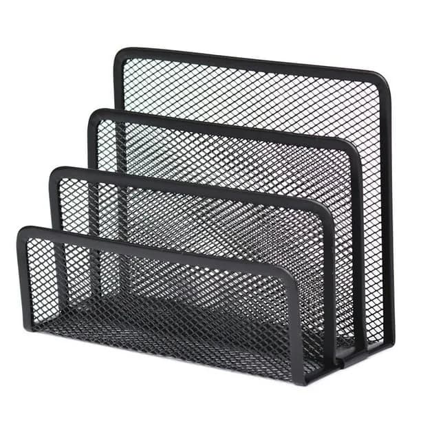 Yatlte Desk Mail Organizer Black Office Desk