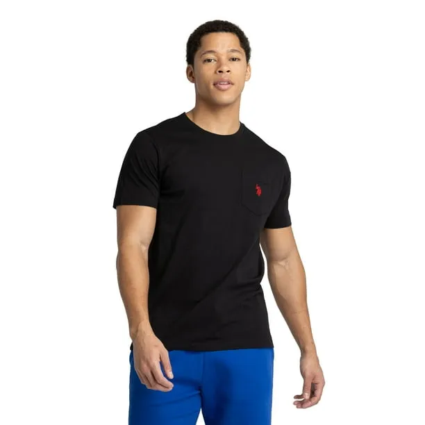 Men's Basic Crew Neck Pocket T-Shirt