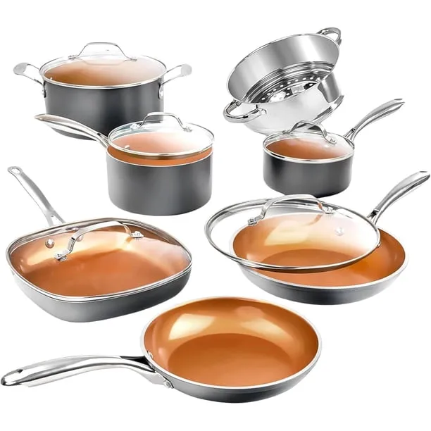 Gotham Steel 12PC Pots and Pans Set Non Stick