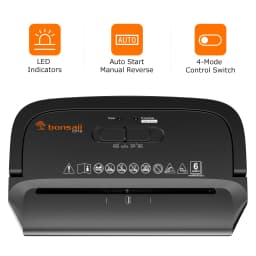 Bonsaii C277 B 6 Sheet Cross Cut Paper Shredder - Thumbnail 6
