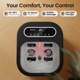 Maxkare Collapsible Foot Spa with Massager and - Thumbnail 8