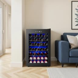 Simzlife 45 Bottle Wine Cooler Refrigeratorbuilt - Thumbnail 3